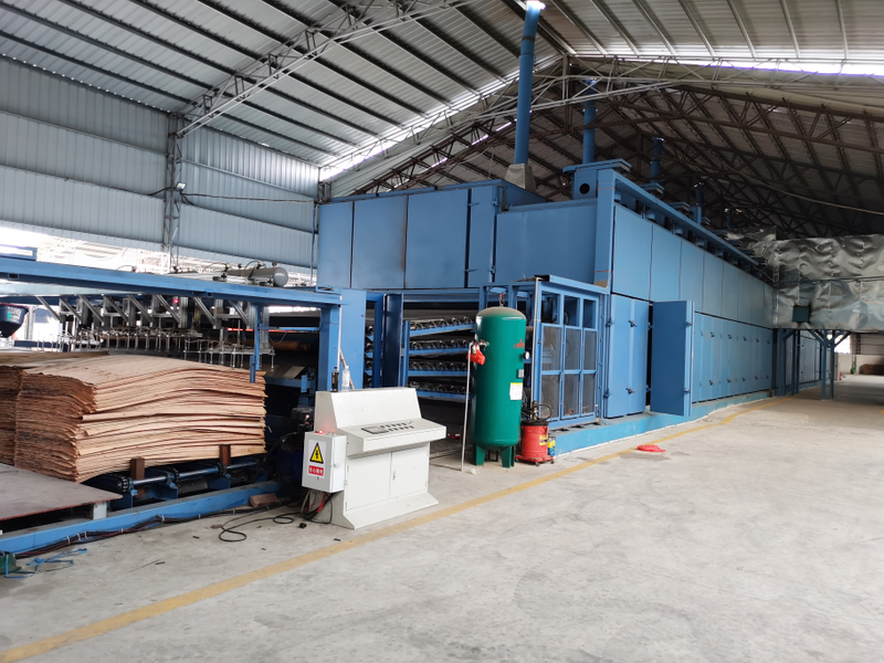 6 Decks Mesh Veneer Dryer Woodworking Core Veneer Drying Machine