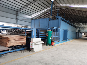 4 Decks Automatic Veneer Roller Drying Machine