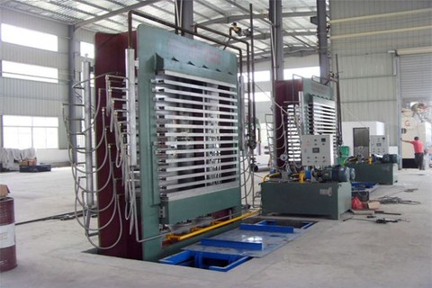 18 openings 600T Veneer Heat Press Machine