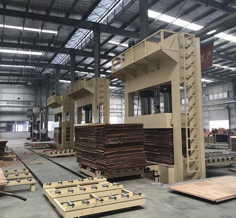 500T Veneer Cold Press With Loader And Unloader